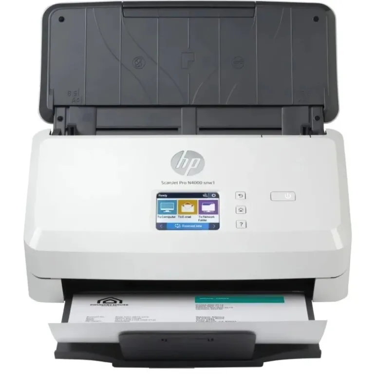 A4 Document Scanner HP ScanJet Pro N4000 snw1 with Wi-Fi