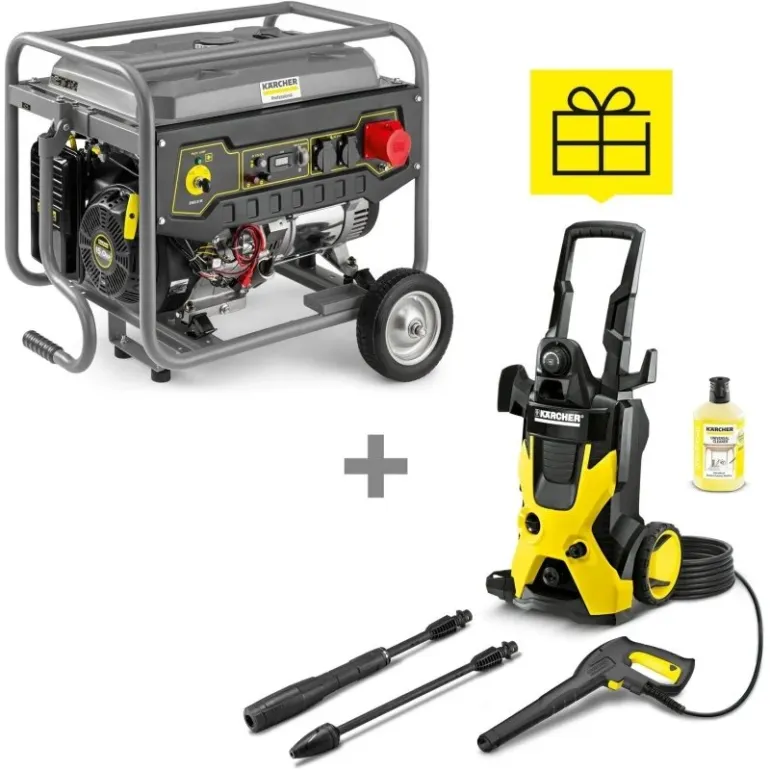Karcher Generator PGG 8/3 + Karcher K5 Pressure Washer
