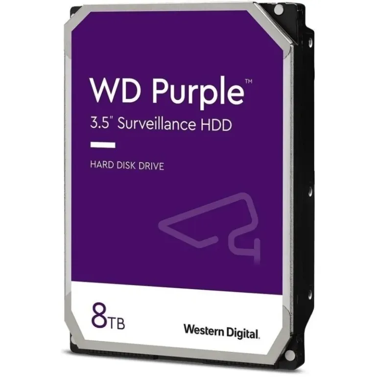 Internal hard drive WD 3.5" SATA 3.0 8TB 7200 256MB Purple Surveillance