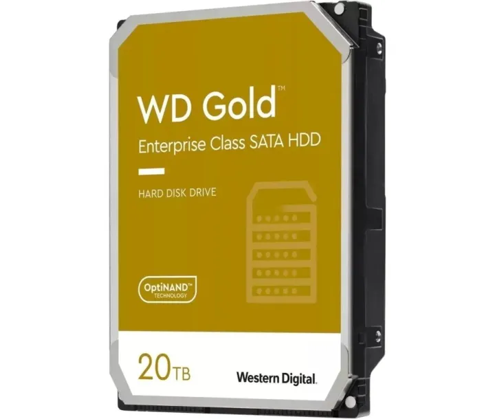 WD 20TB 3.5" 7200 512MB SATA Gold Hard Drive