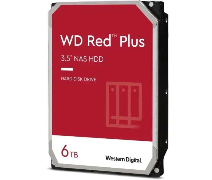 WD 3.5" 5400 256MB SATA Red Plus NAS Hard Drive