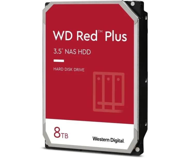 WD 3.5" 5640 128MB SATA Red Plus NAS Hard Drive