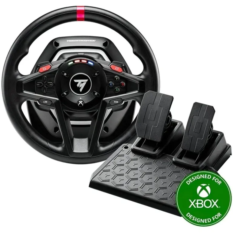 Thrustmaster steering wheel and pedals for PC/Xbox T128-X