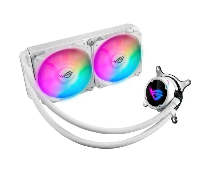 ASUS ROG STRIX LC 240 RGB WHITE EDITION Liquid Cooling System AMD AM4, TR4, LGA 115x, 1366, 2011, 2011-3, 2066 RGB